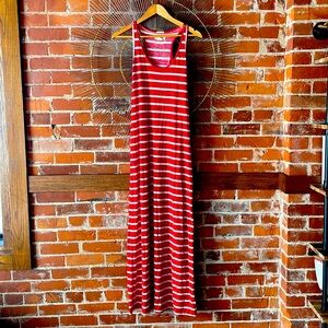 Denim & Supply Red and white striped dress